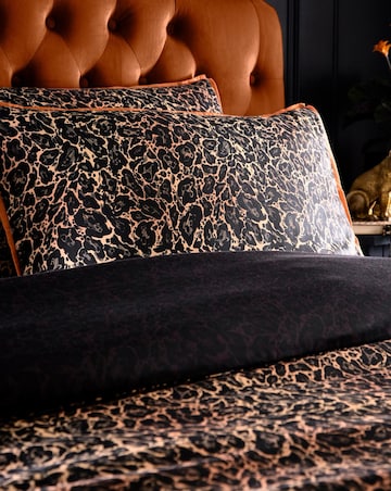Laurence Llewelyn-Bowen Roxy Leopard Print Duvet Cover Set