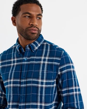 Long Sleeve Check Flannel Shirt