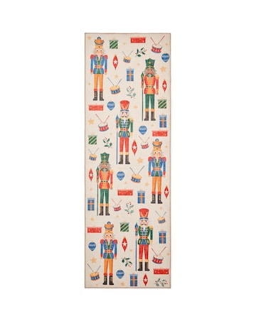 Christmas Nutcrackers Washable Runner