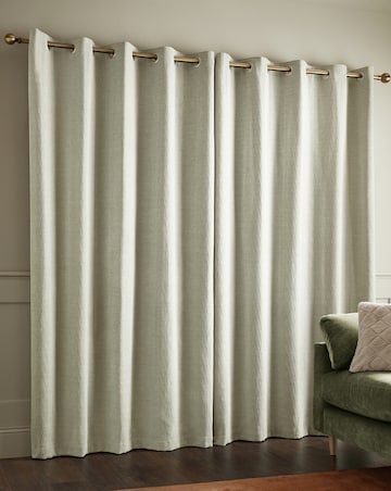 Catherine Lansfield Crinkle Chenille Curtains