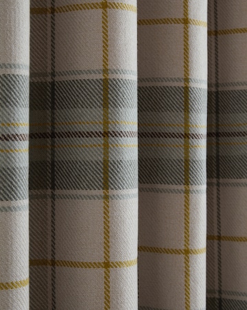 Catherine Lansfield Brushed Woven Glencoe Check Curtains