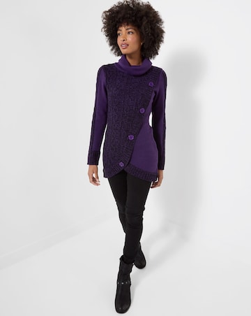 Joe Browns Curiously Cosy Cowl Neck Longline Jumper