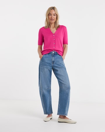 Eversoft Short Sleeve V Neck Cardigan