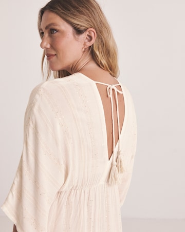 MAGISCULPT Lurex Maxi Beach Kaftan