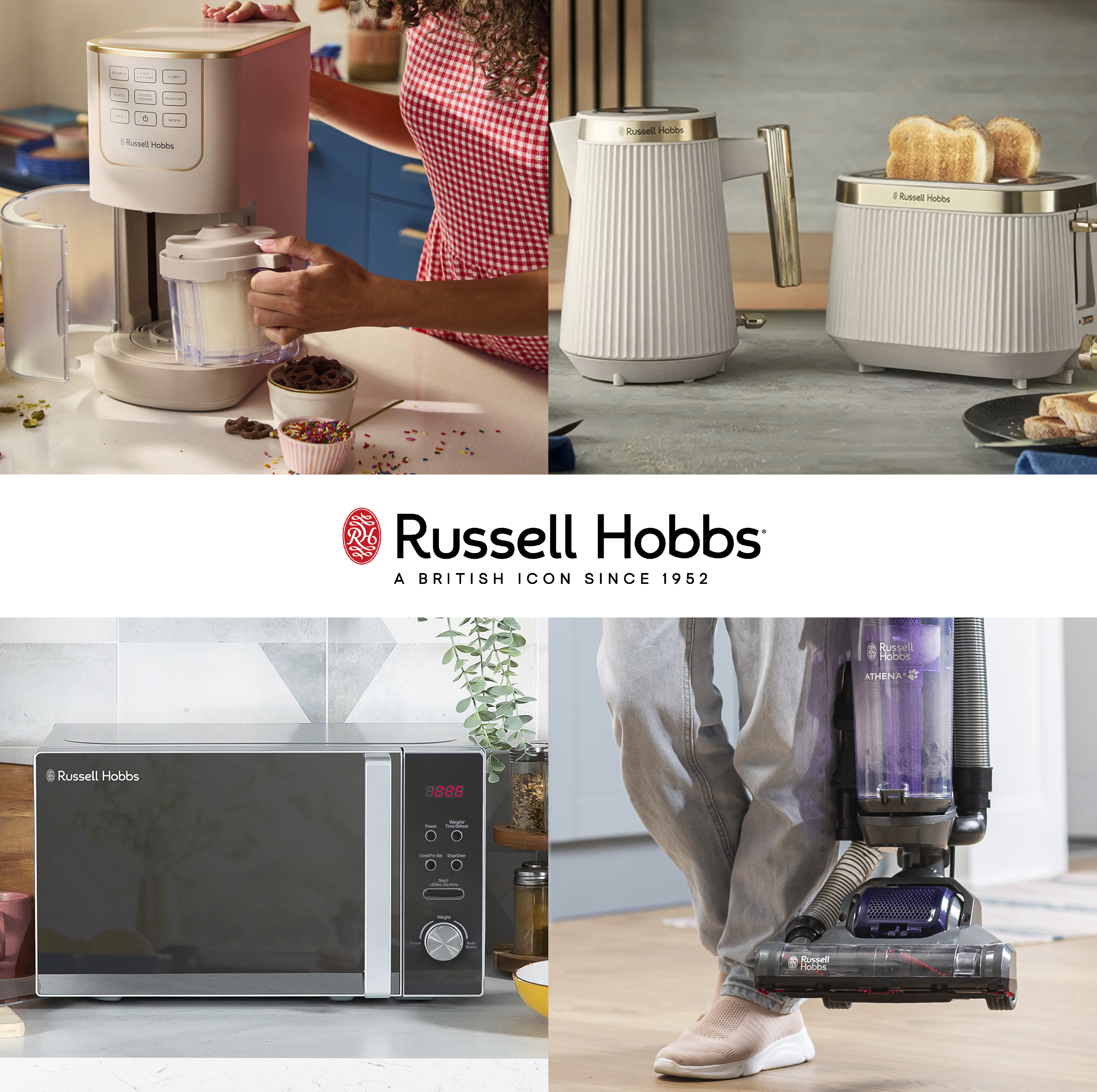 Make everyday moments easier with appliances designed for real life with Russell Hobbs.