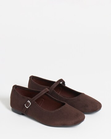 Sophia Mary Jane Flat Shoes - Extra Wide Fit (EEE)