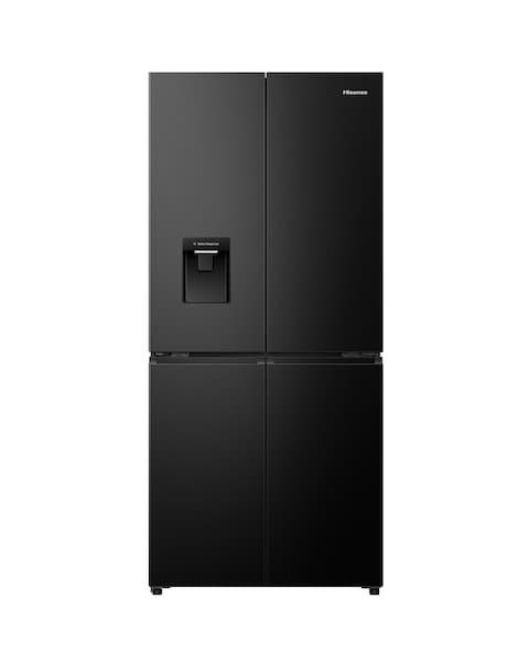 Hisense RQ5P470SMFE 80cm American 4 Door Fridge Freezer - Black Stainless Steel