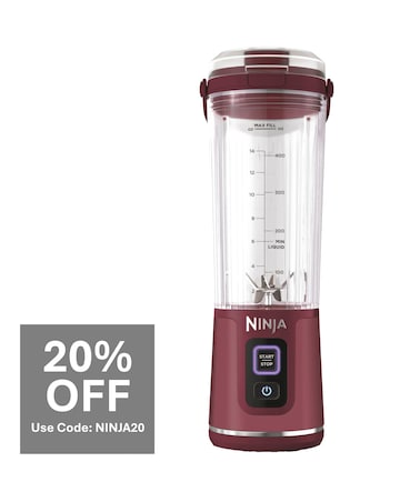 Ninja Blast Cordless Portable Blender Cranberry BC151UKCR