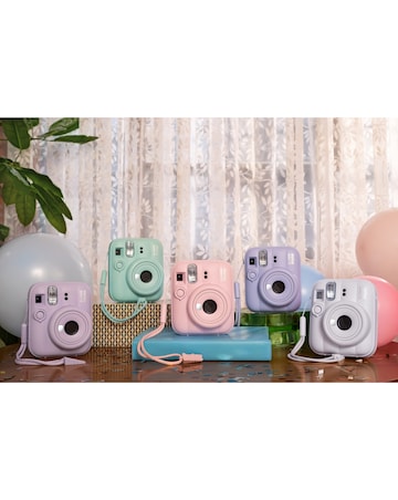 Fujifilm Instax Mini 13 Camera inc Skinny Dip Case & 20 Shot Film - Frost Blue