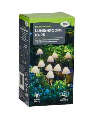 LumiShroom Stake Lights, Set of 10