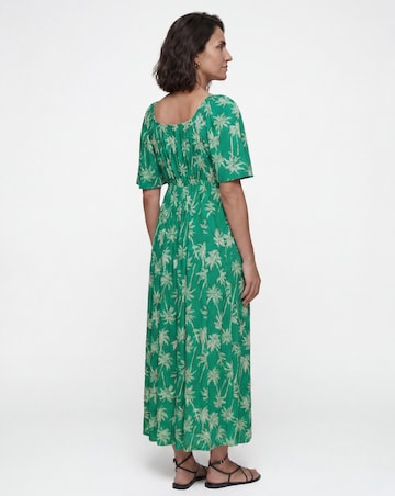 Crinkle Tie Front Dress