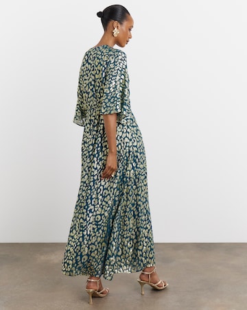 Joanna Hope Metallic Animal Dress