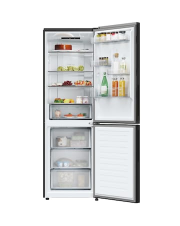 Hoover HONCQ2T618EBK 185cm Fridge Freezer Black + Install