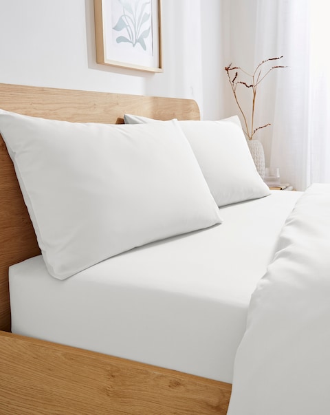Easy Care Cotton Blend 30cm Deep Fitted Sheet