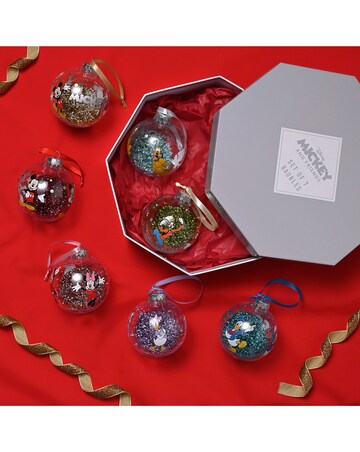 Disney Set of 7 Baubles - Mickey & Friends