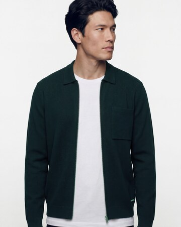 Folio Knitted Zip Through Shirt