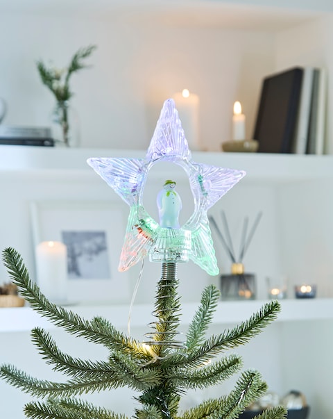 New In - The Snowman Revolving Tree Topper