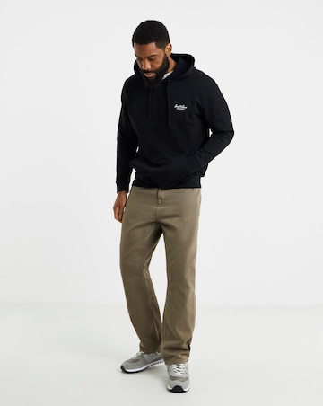 Jack & Jones Archive Small Logo Hoodie - Black