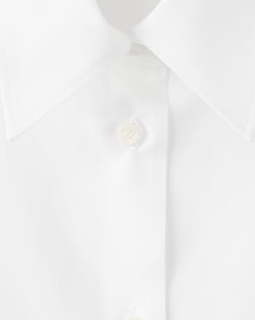 Mango Cotton And Lyocell Blend Straight Shirt