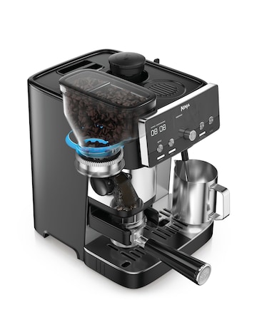 Ninja Luxe Cafe MINI Espresso Machine ES301UK Black & Stainless Steel
