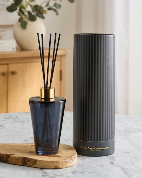 Black Lily & Pomegranate Glass Reed Diffuser 180ml