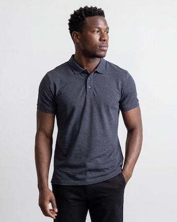 Pure Cotton Marl Pique Polo