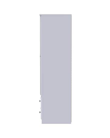 Peregrine Ready Assembled 2 Door 2 Drawer Mirrored Wardrobe - Kids