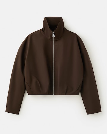 Mango Oversized Funnel-Neck Jacket