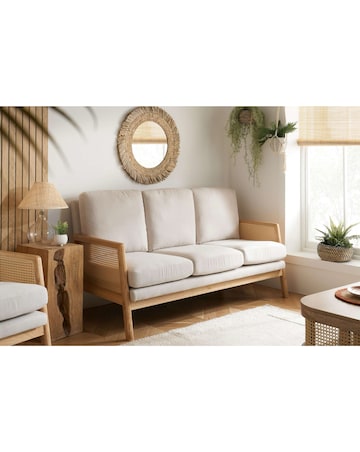 Ida Rattan 3 Seater Sofa