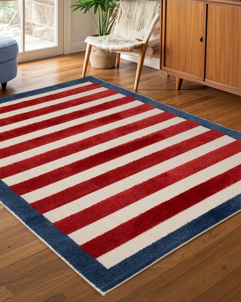 Zouk Striped Indoor/Outdoor Rug