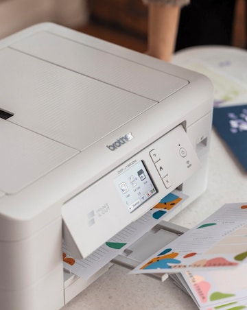 Brother DCPJ1800DWZU1 All-In-One Wireless Inkjet Printer with Auto Paper Cutter
