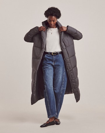 Anthology Charcoal Feather & Down Padded Coat