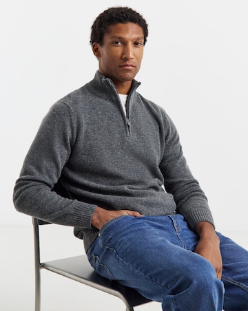 Lambswool 1/4 Zip Jumper