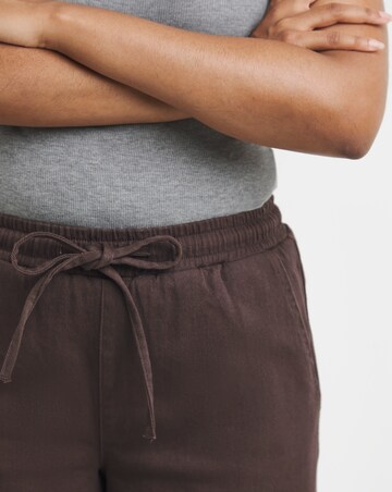 Chocolate Wide Leg Jogger Jean