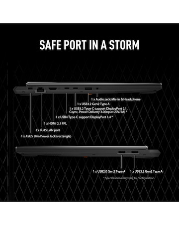 ASUS TUF Gaming Laptop - 16in NVIDIA GeForce RTX 5060 AMD Ryzen 7 16GB 1TB 165Hz