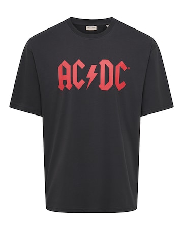 Only & Sons ACDC Relaxed Fit T-Shirt - Black