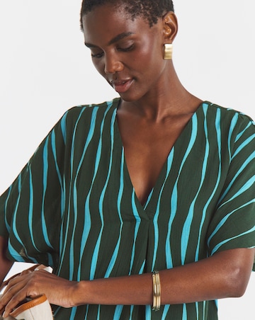 Printed Crinkle Tunic