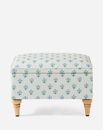 Naomi Floral Footstool