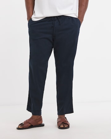 Jack & Jones Kane Linen Blend Trouser - Navy
