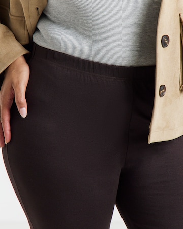Simply Be Chocolate Ponte Legging