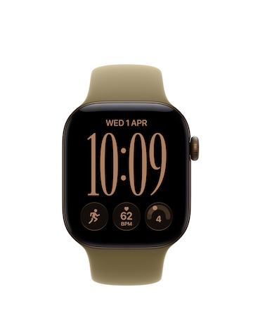 Apple Watch Series 12 GPS 42mm - Dark Bronze Aluminium/Olive Sport Band - M/L