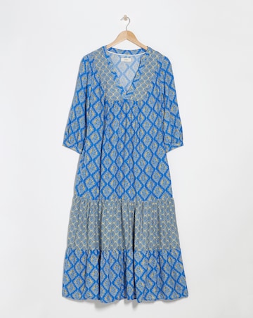 Julipa Mix Print Midi Dress