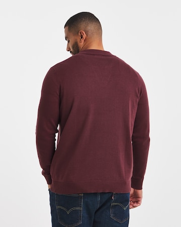Long Sleeve Cotton Trophy Neck Polo