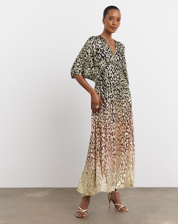 Joanna Hope Metallic Animal Dress