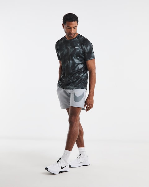 Nike 7 Full Lined Big Logo Swim Shorts