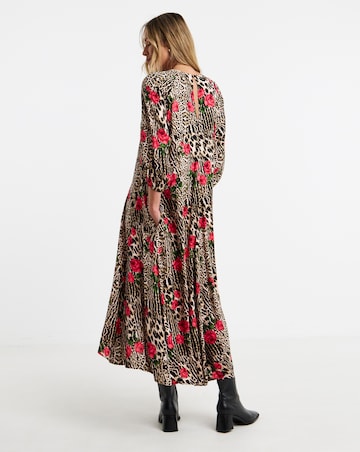 Animal Print Print Care Free Maxi Dress
