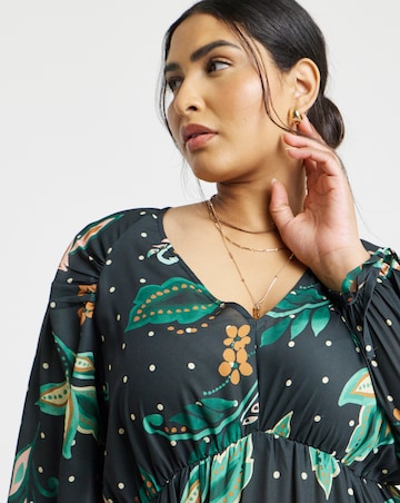 Simply Be Floral High Low Maxi Dress