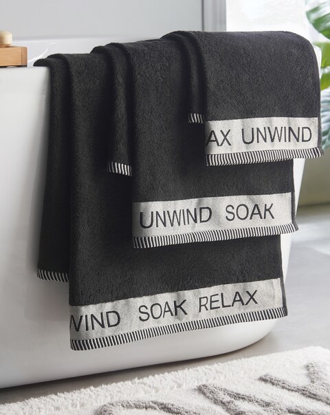 Catherine Lansfield Relax & Unwind 4 Piece Towel Bale