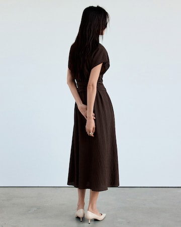 Mango Belt Shirt Dress