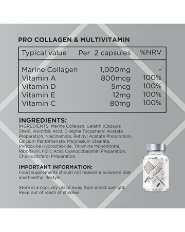 Bio-Synergy Beauty From Within Marine Collagen Multivitamin - 60 Capsules
